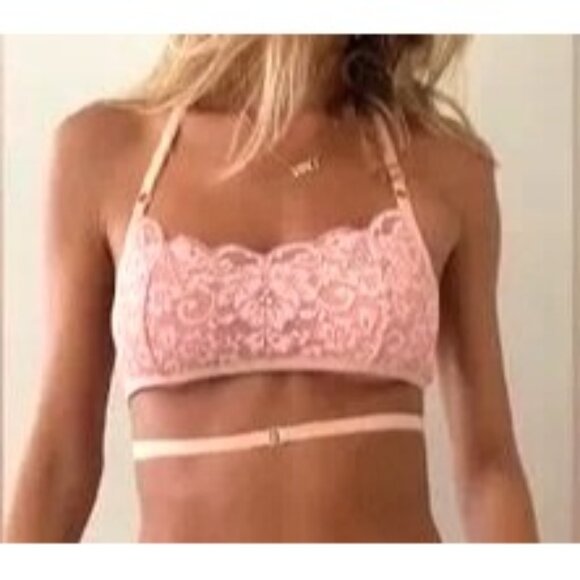 We Are HAH Women's Don't Cross Me Halter Bra Black Size L NWT - Picture 2 of 5